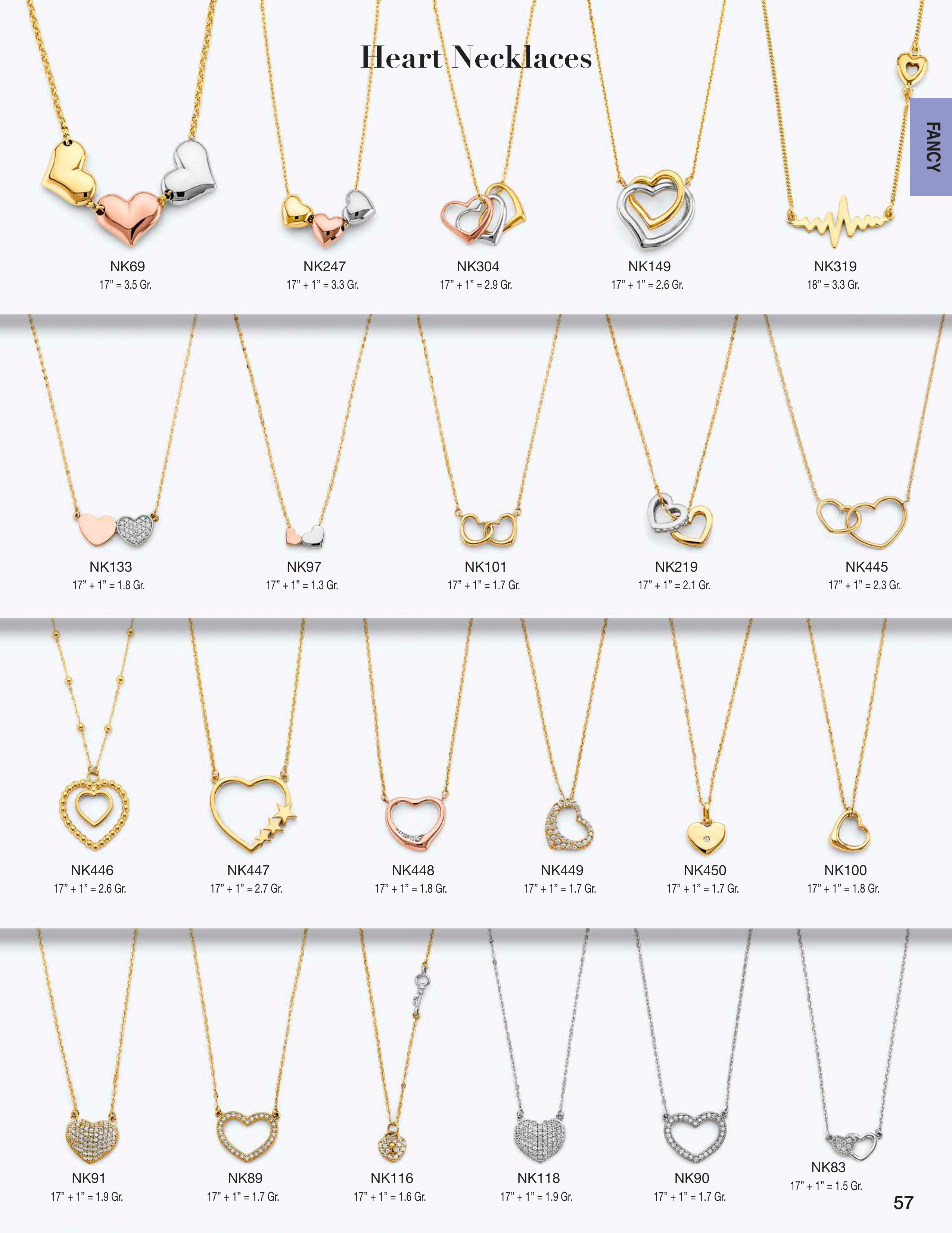 Necklace & Bracelet catalog page 57