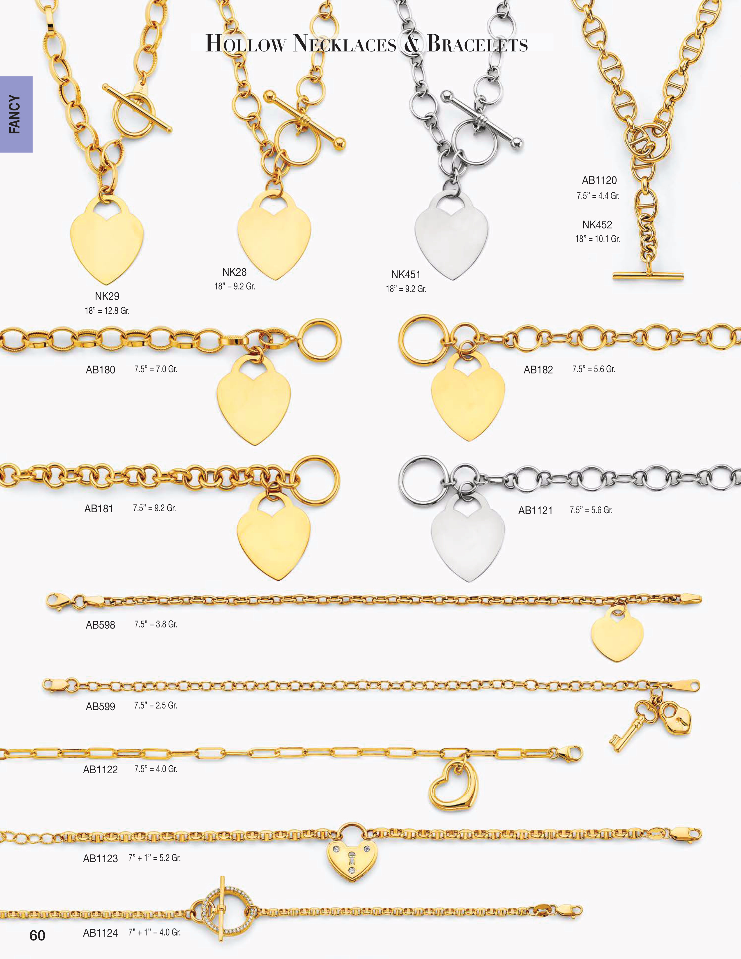 Necklace & Bracelet catalog page 60