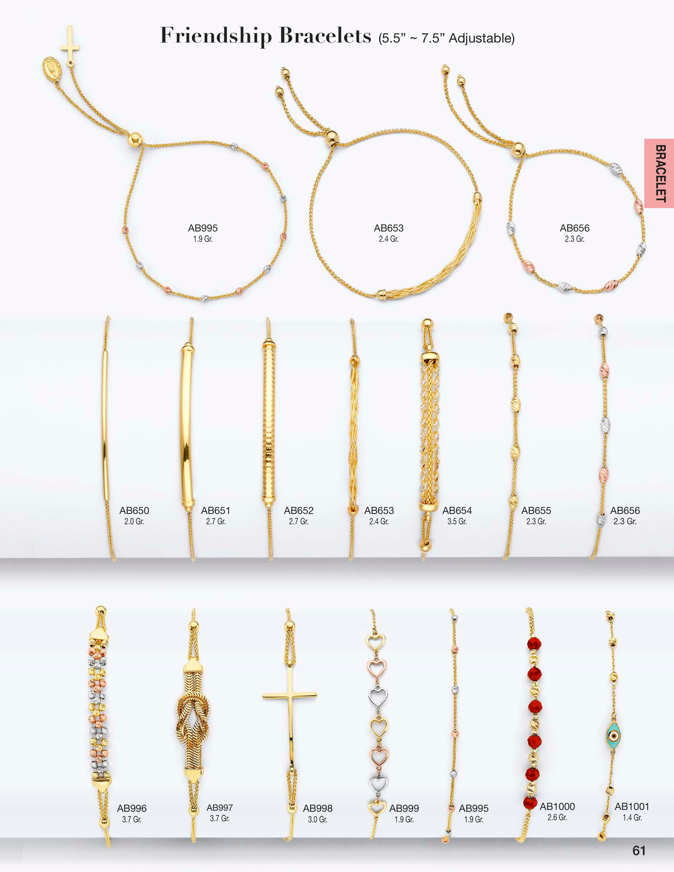 Necklace & Bracelet catalog page 61