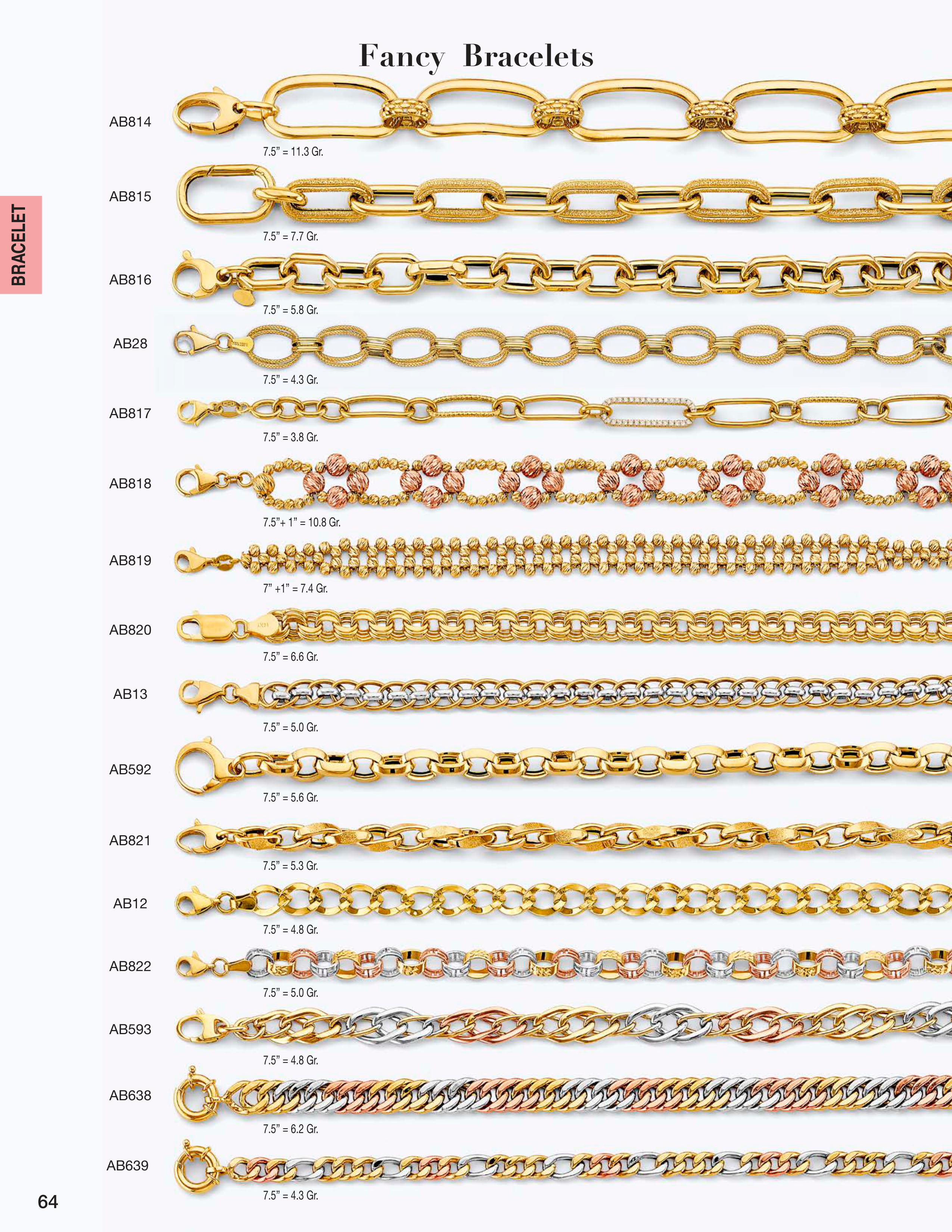 Necklace & Bracelet catalog page 64