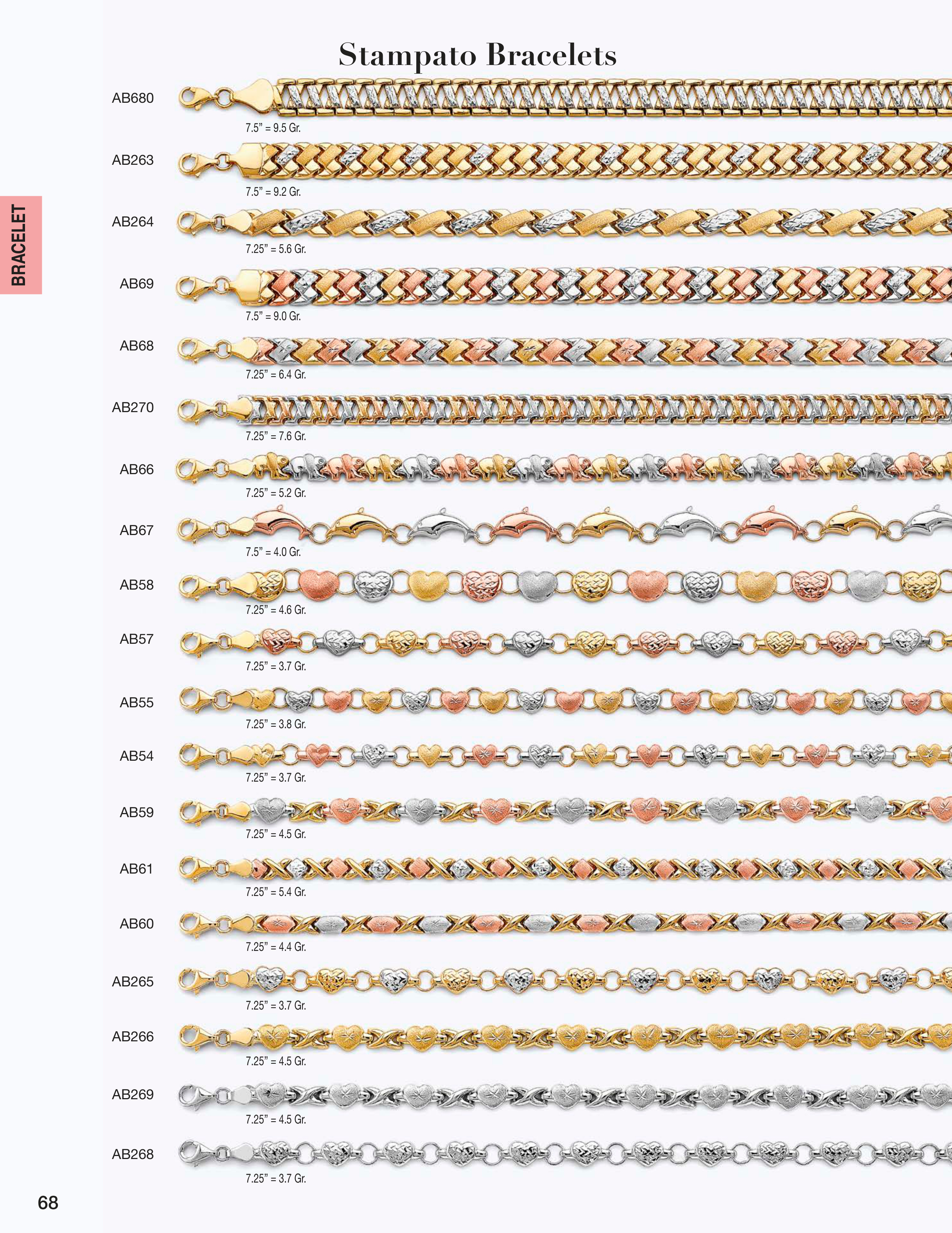 Necklace & Bracelet catalog page 68