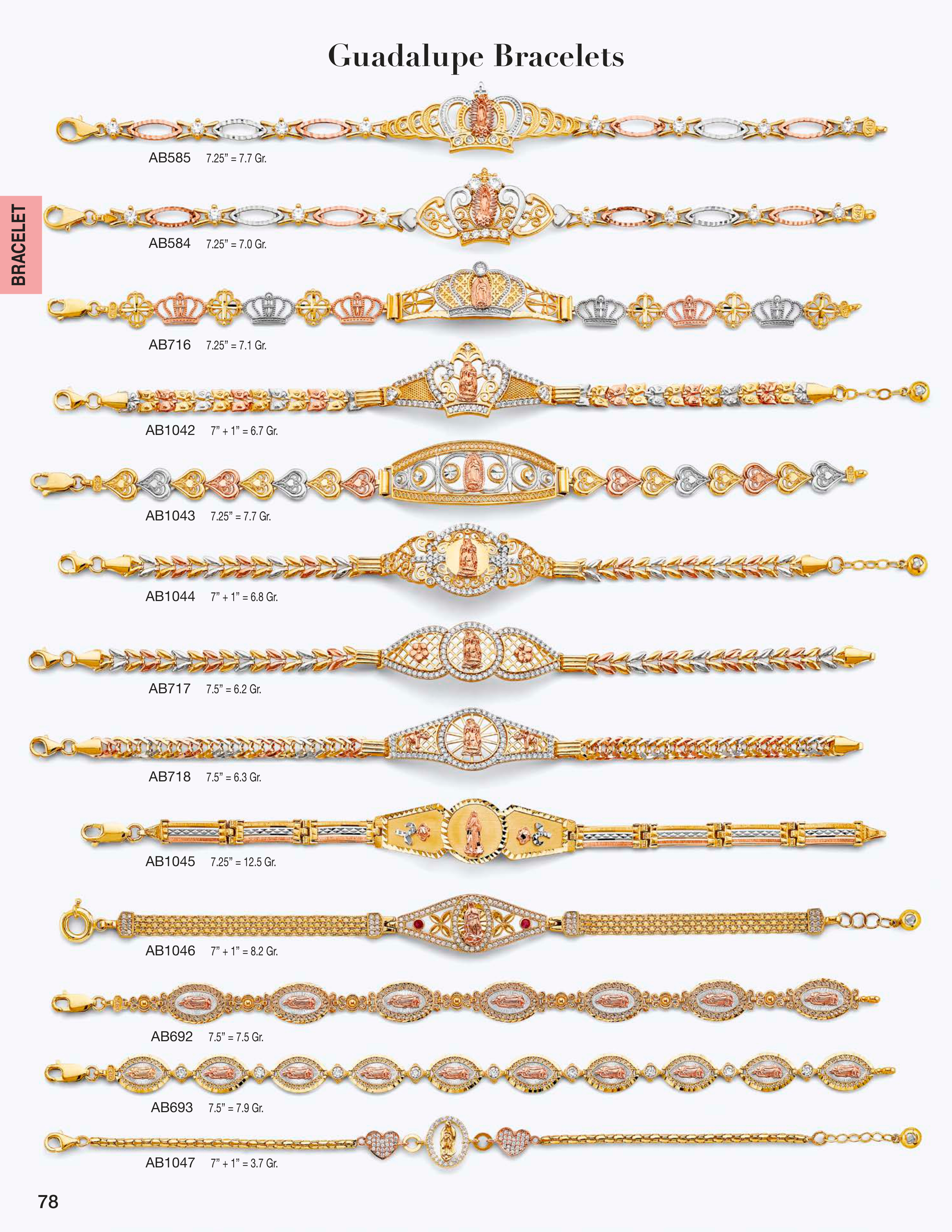 Necklace & Bracelet catalog page 78