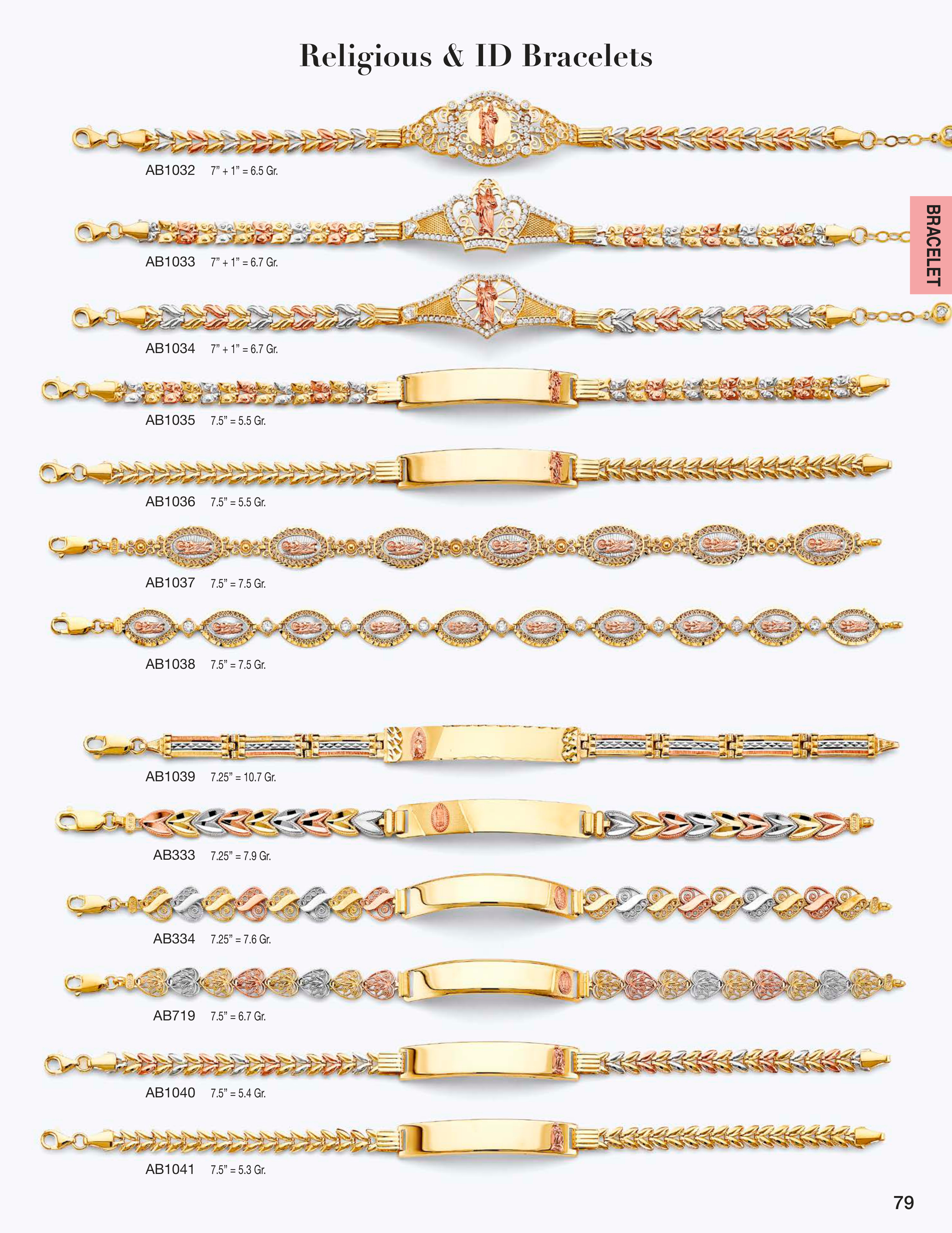 Necklace & Bracelet catalog page 79