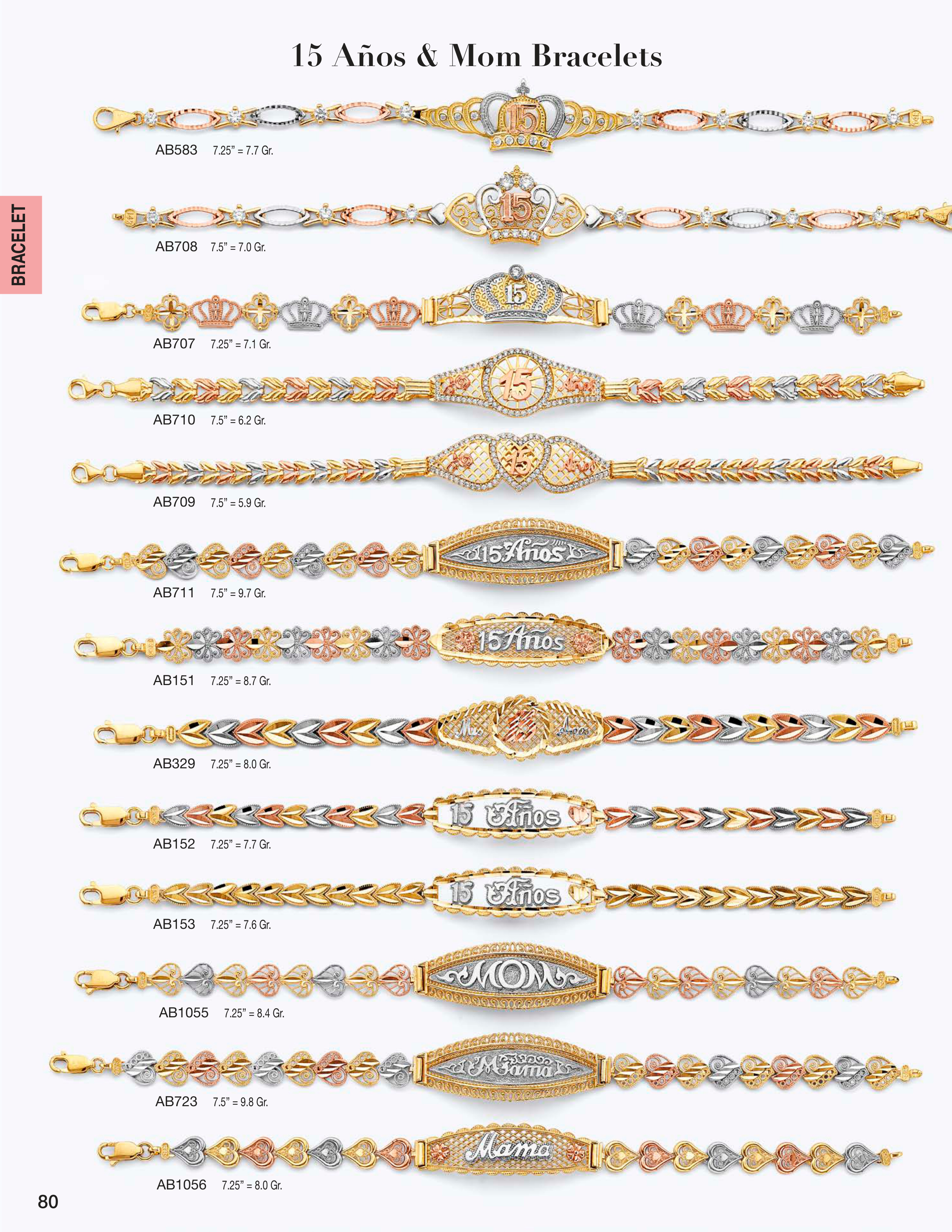 Necklace & Bracelet catalog page 80