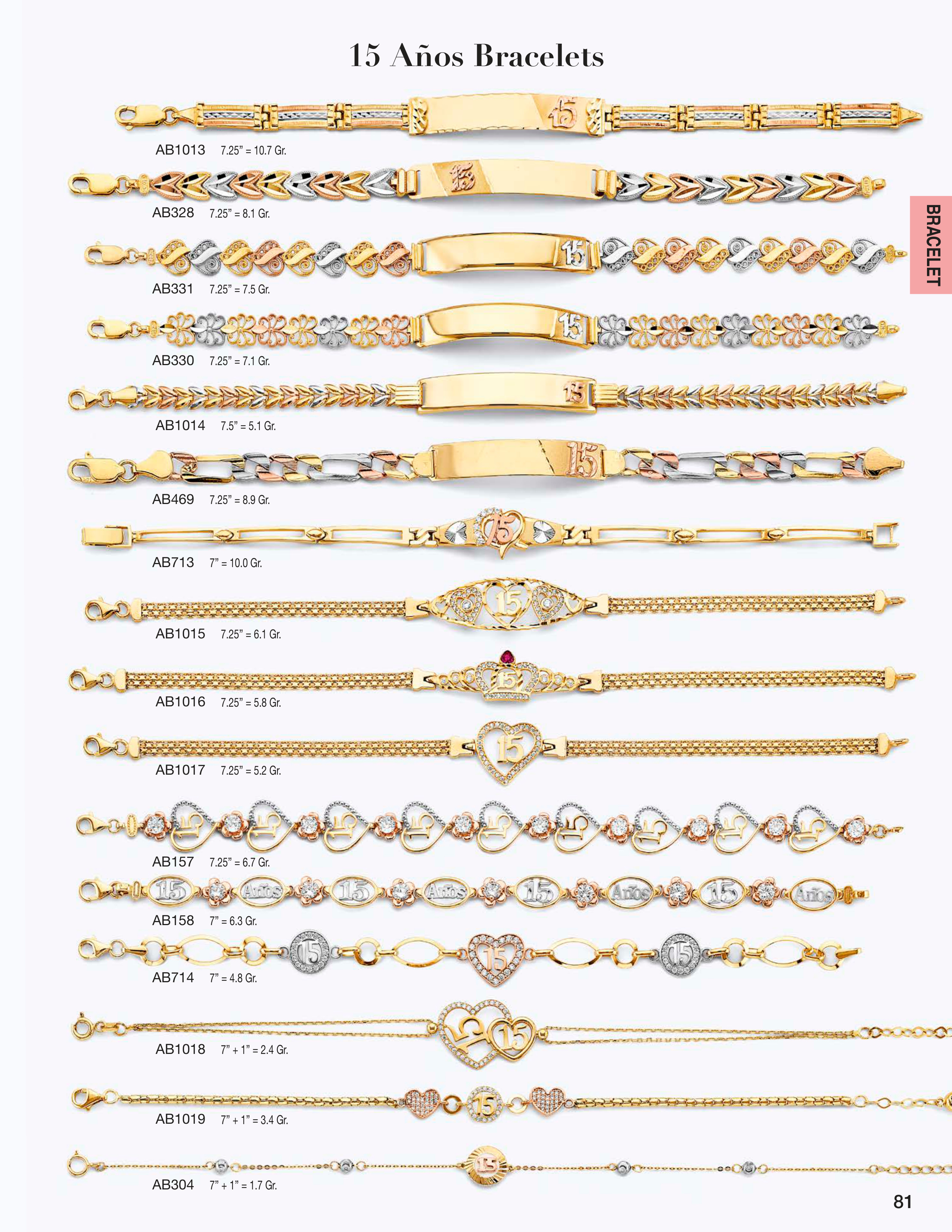 Necklace & Bracelet catalog page 81
