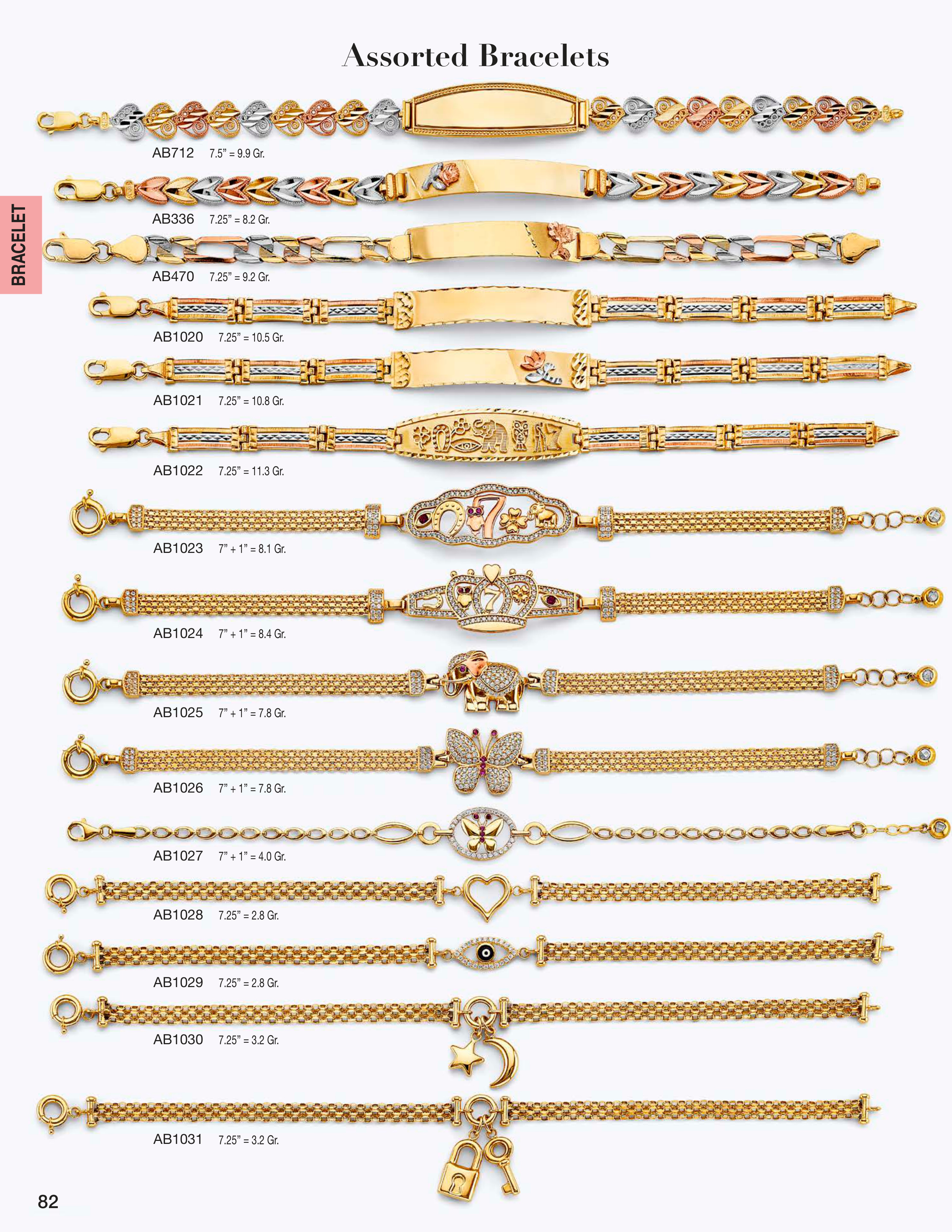 Necklace & Bracelet catalog page 82