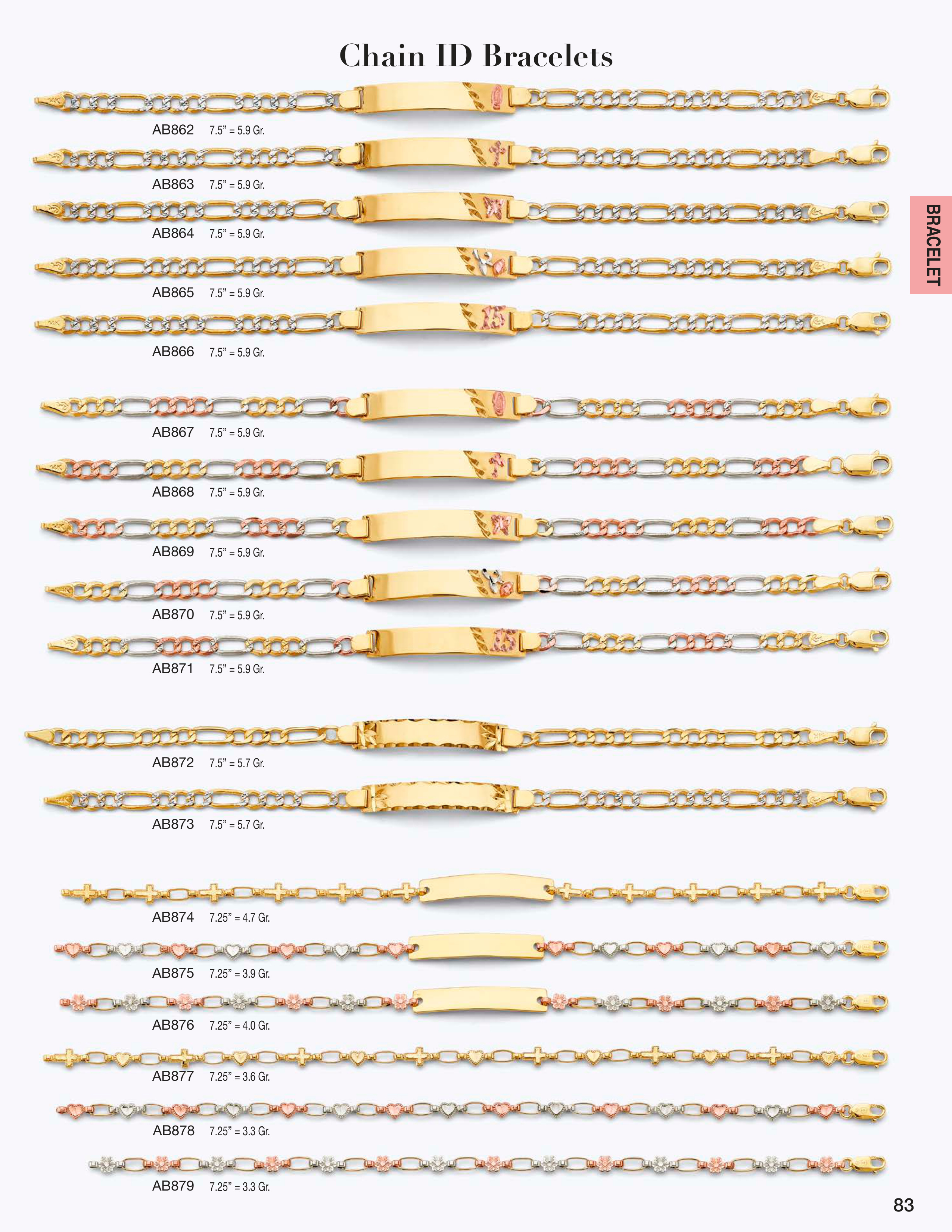 Necklace & Bracelet catalog page 83