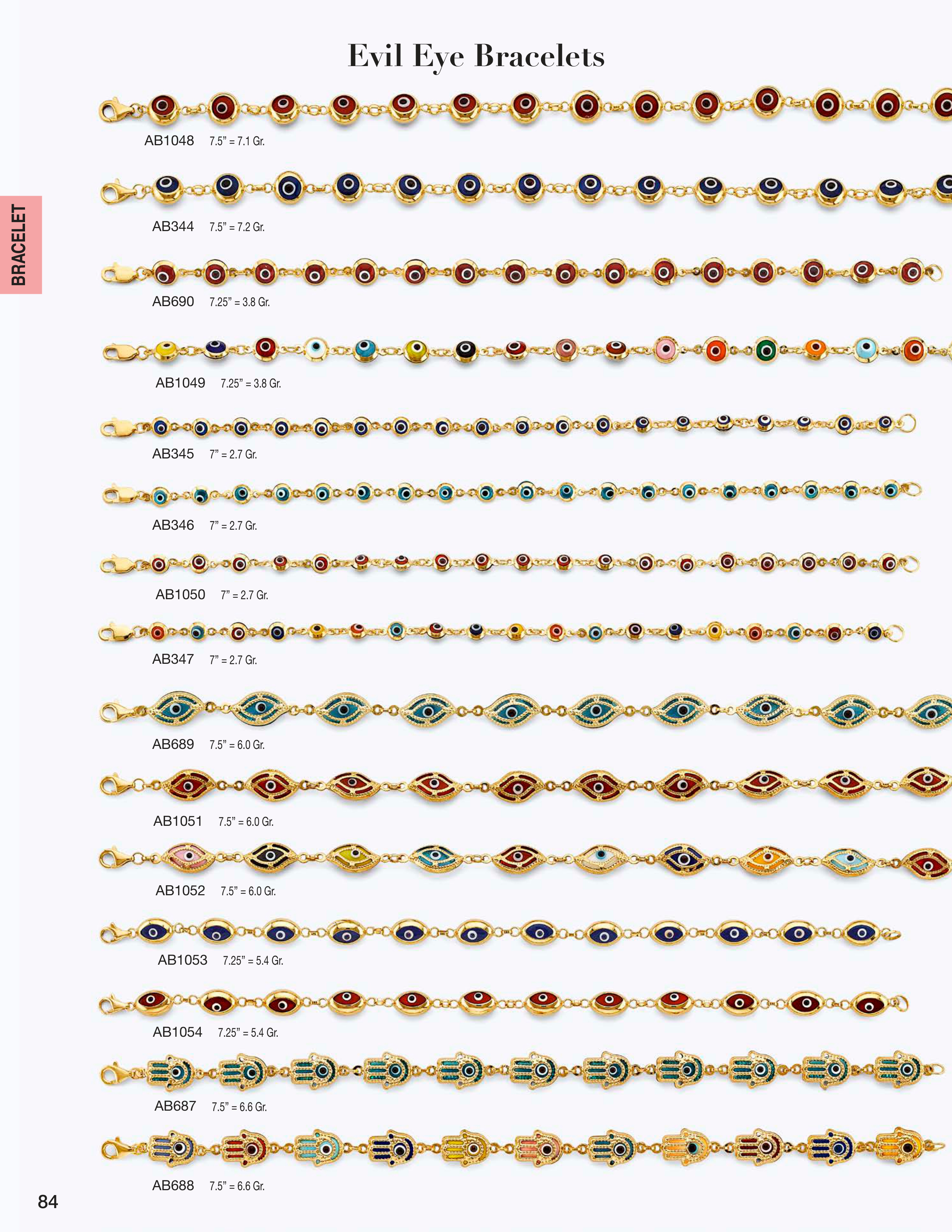 Necklace & Bracelet catalog page 84