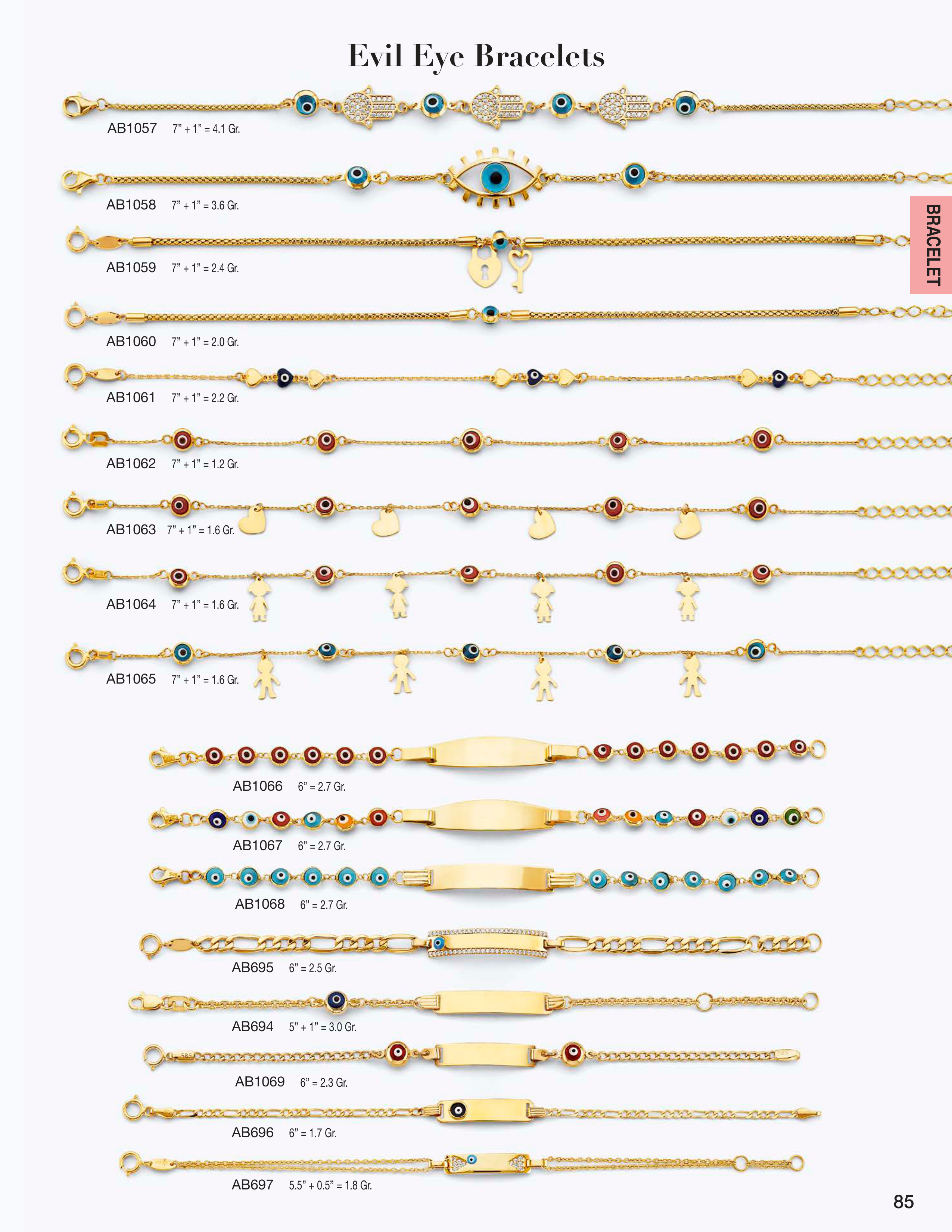 Necklace & Bracelet catalog page 85