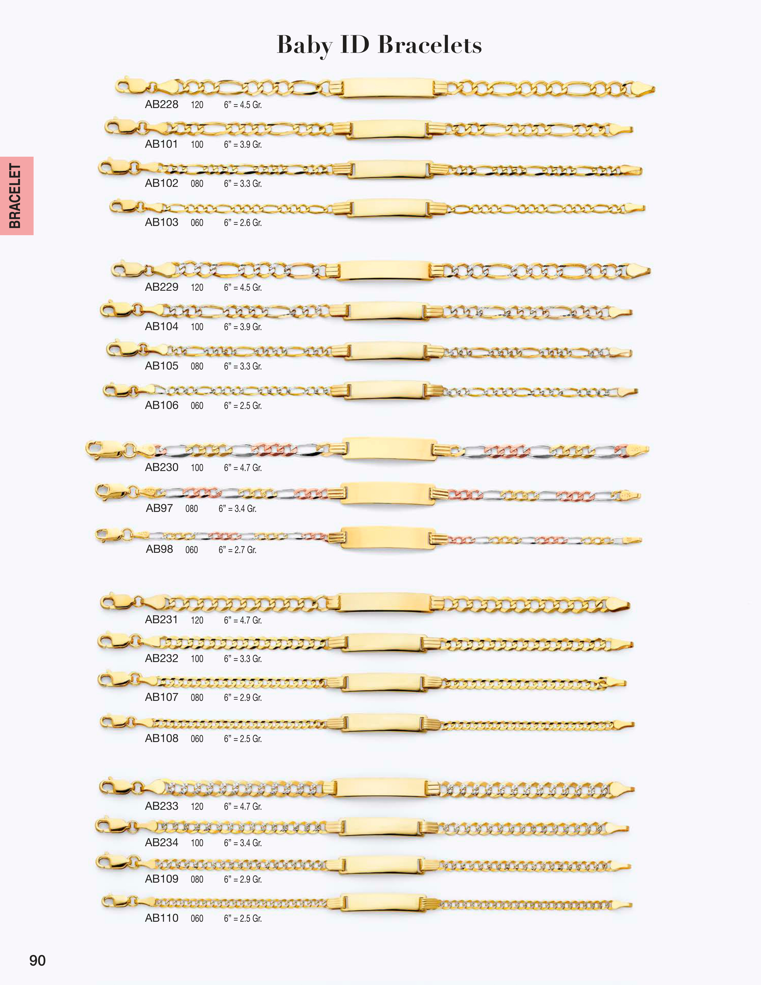 Necklace & Bracelet catalog page 90