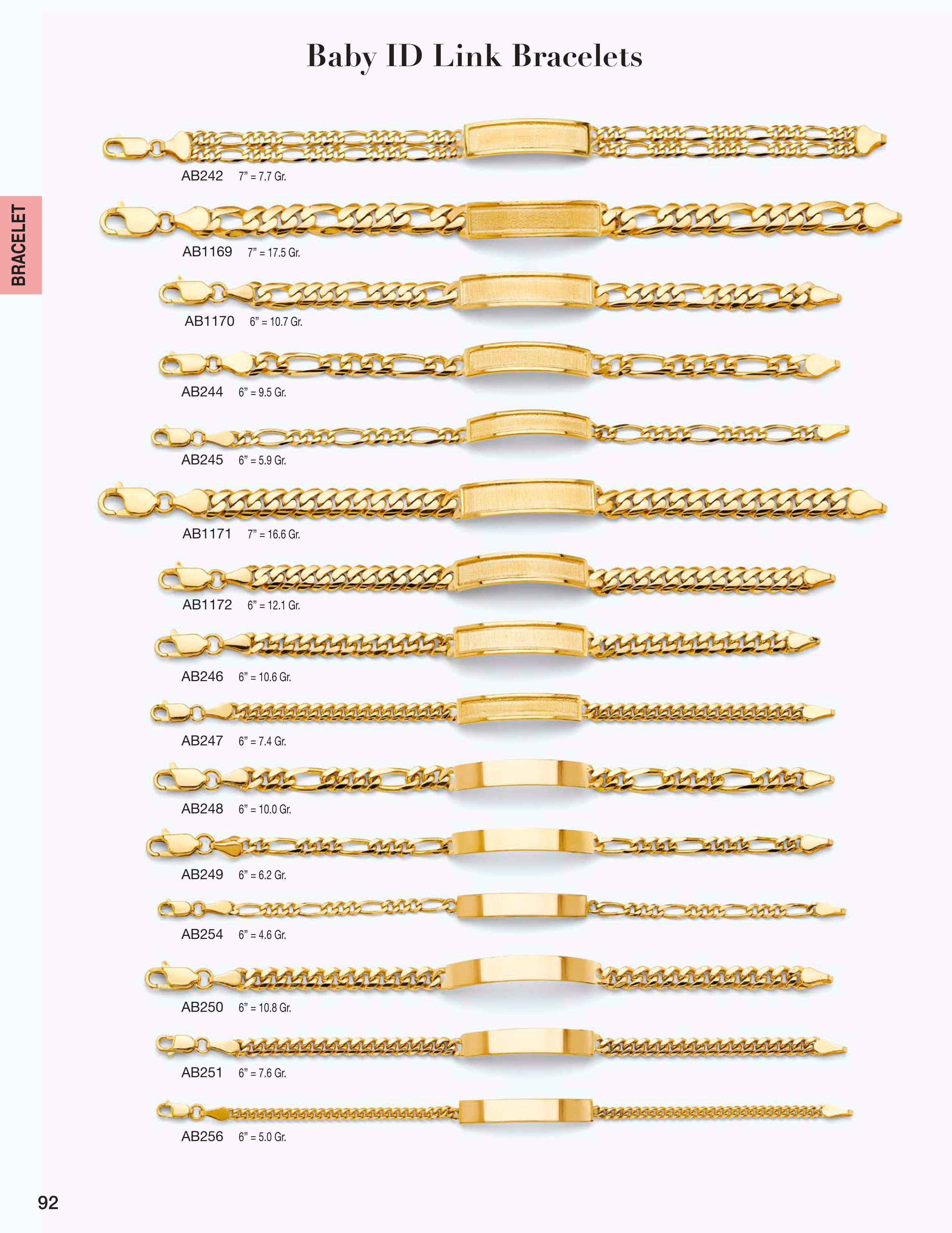 Necklace & Bracelet catalog page 92