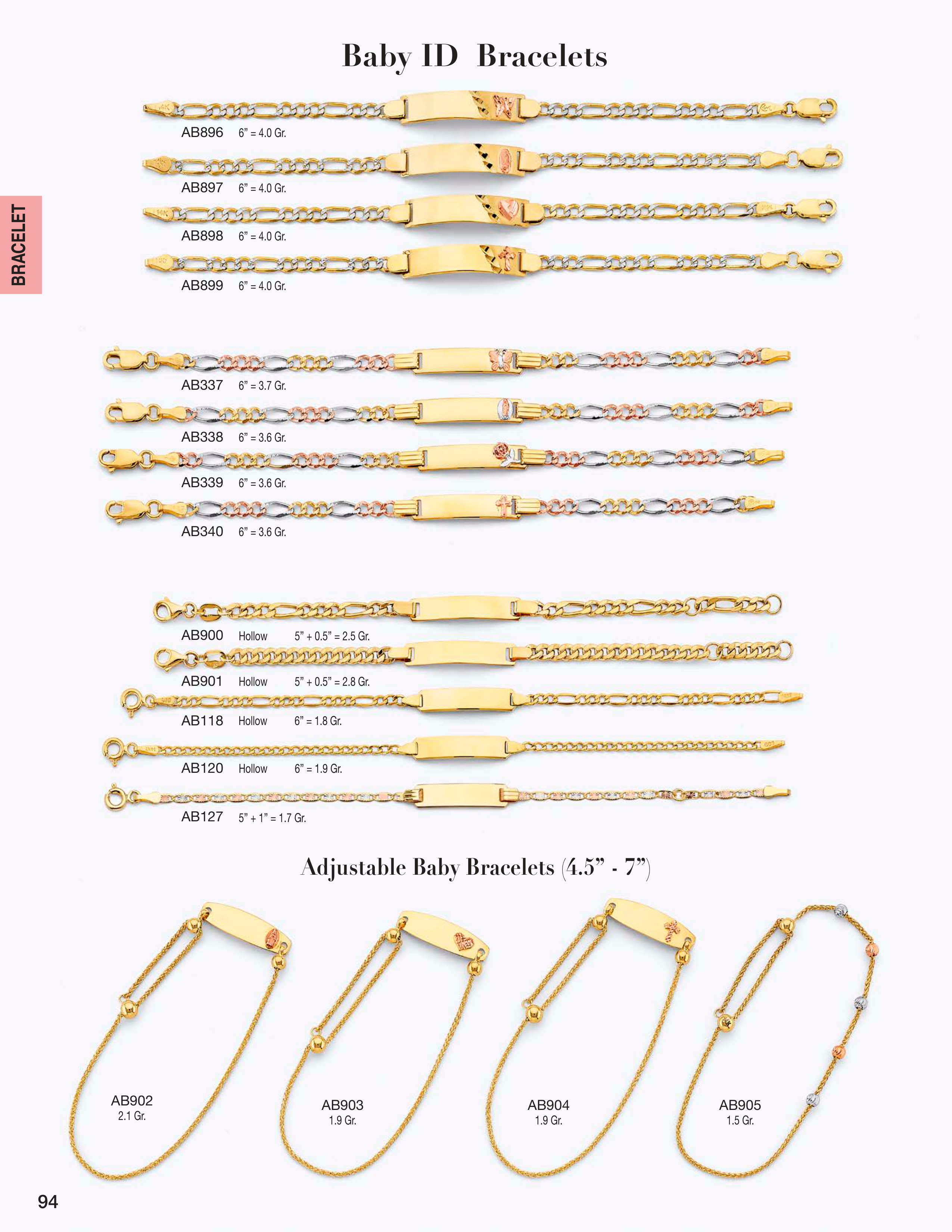 Necklace & Bracelet catalog page 94