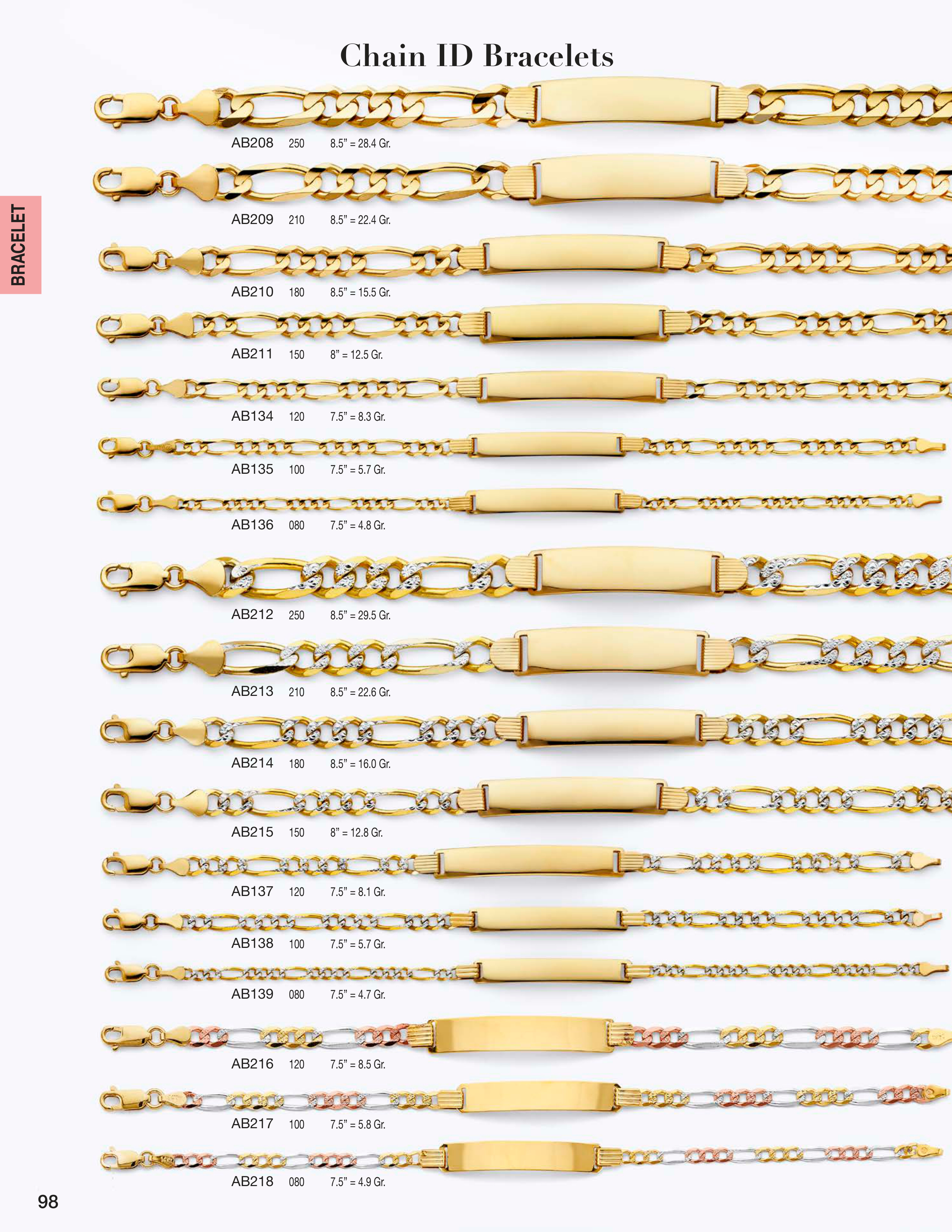 Necklace & Bracelet catalog page 98