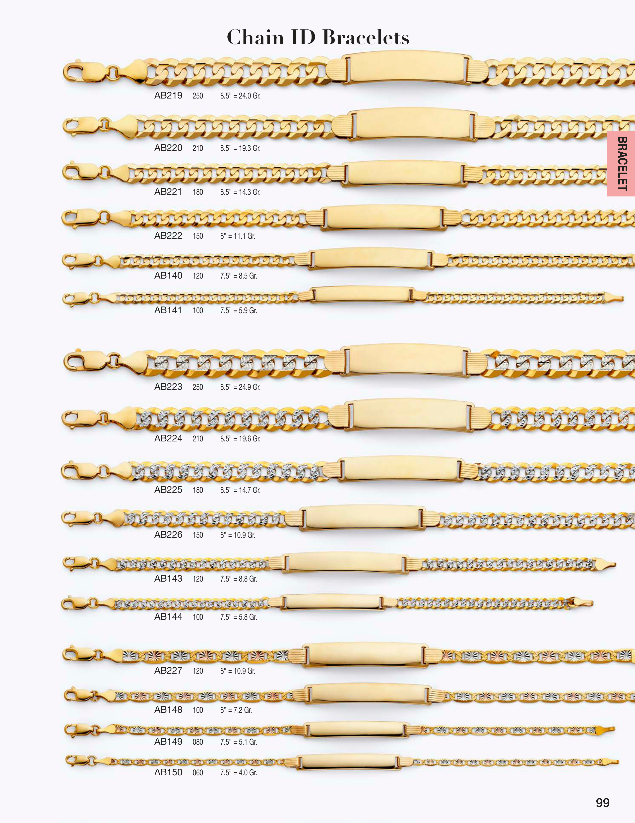 Necklace & Bracelet catalog page 99